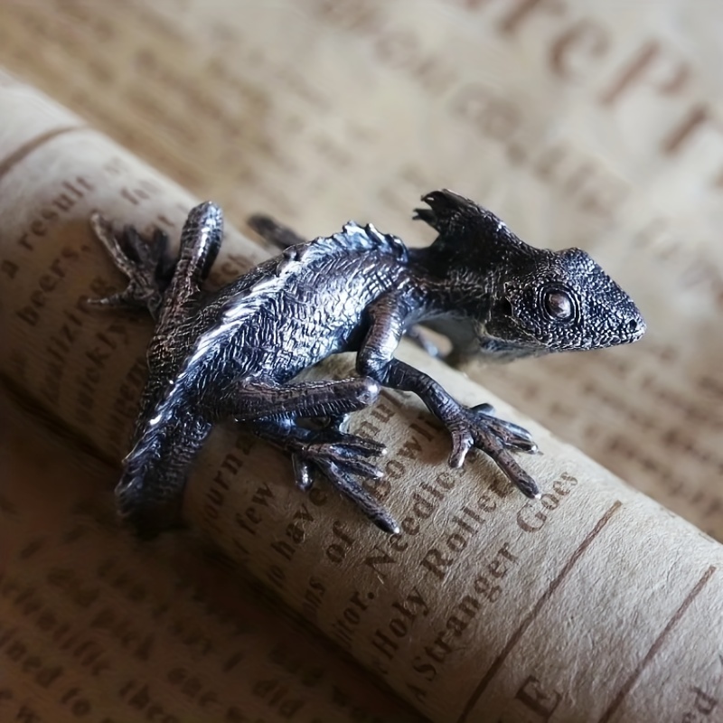 Vintage Silver Lizard Ring for Men